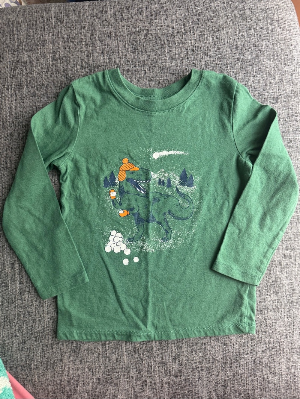 Cat & Jack Toddler Dinosaur Long-Sleeve Tees